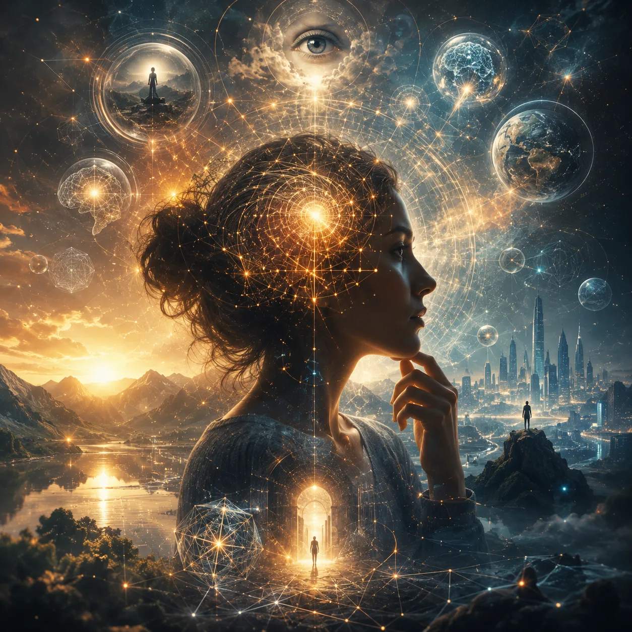Você enxerga a realidade como ela é ou como sua mente a interpreta? Descubra os mecanismos invisíveis que moldam a experiência humana e participe conscientemente da construção da sua realidade.
